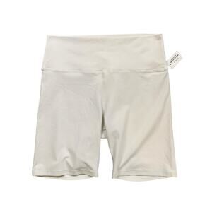 RSQ Shorts Womens XL Extra Large White RSQ Bike High Rise Pull On Fitted Tillys